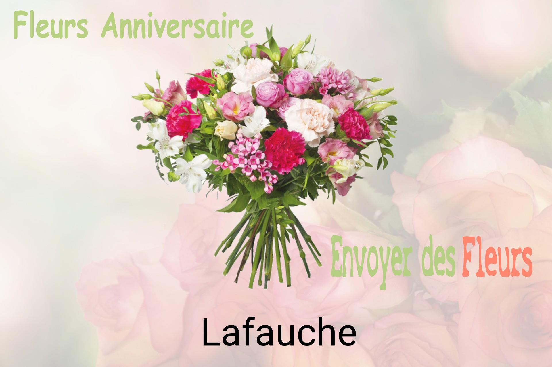 Bouquet de fleurs d’anniversaire livré à Lafauche