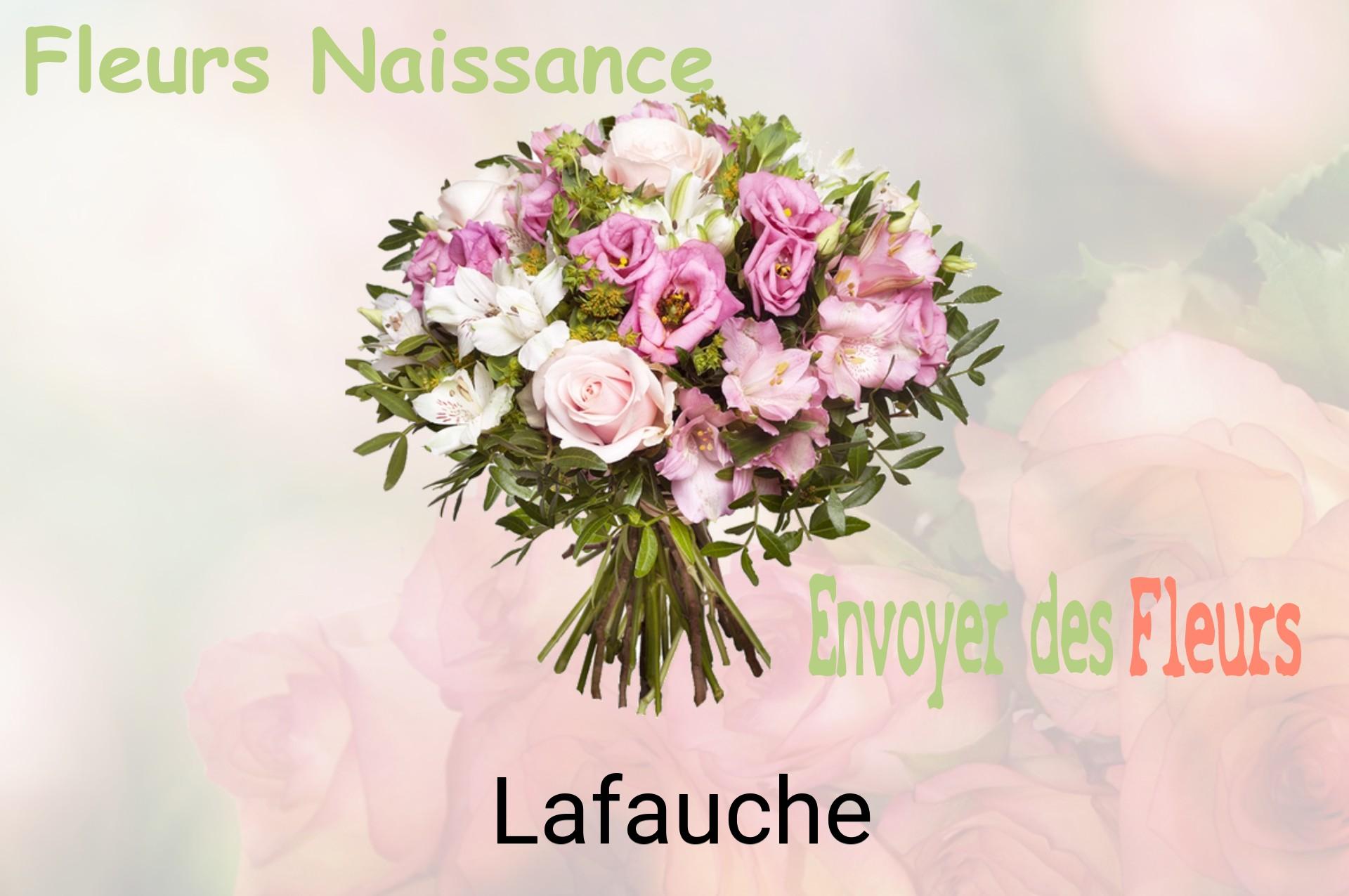 Bouquet de fleurs de naissance livré à Lafauche
